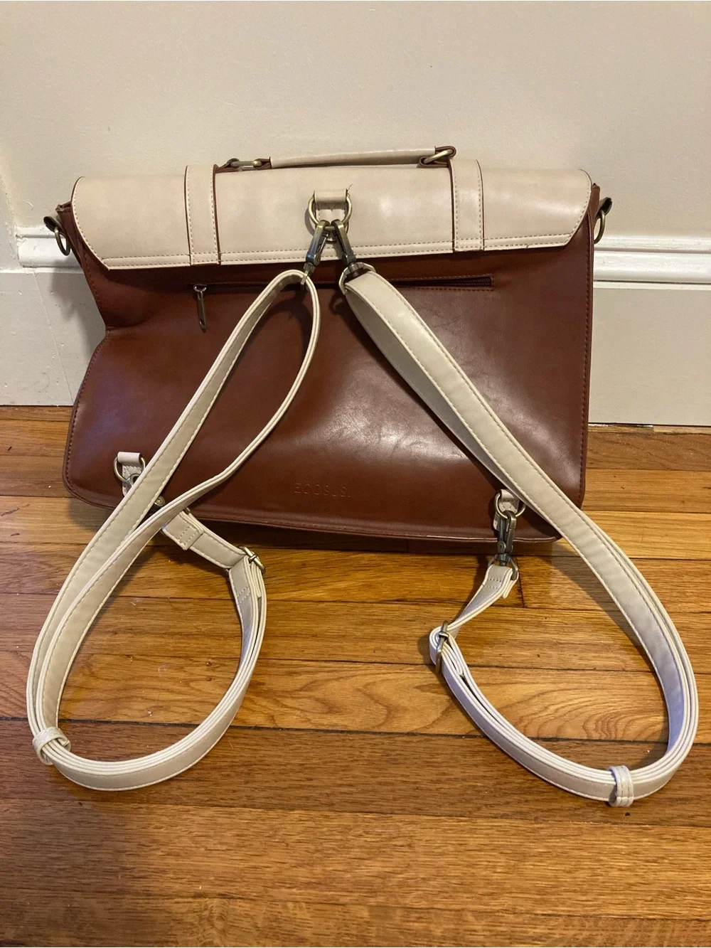 Ecosusi | Vegan Leather Briefcase/Backpack Laptop Bag
